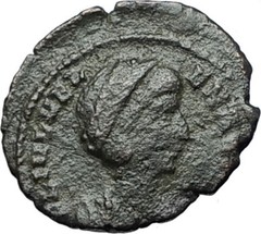 Saint HELENA – Constantine the Great Mother Authentic Ancient Roman Coin i68095