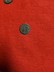 Vantage 2 Small Authentic Ancient Roman Bronze Coins Old in excellent condition