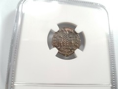 Constantius II Roman Empire BI Nummus AE3/4 NGC AU Ancient Epfig Hoard Pedigree