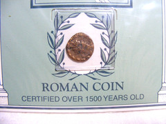 ANCIENT ROMAN COIN 240 AD – 410AD WITH COA c