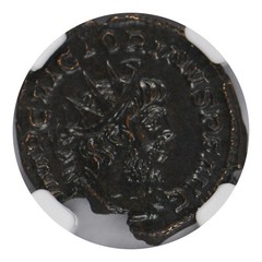 Roman Imperial Gallic Empire AD 269-271 BI Dbl-Denarius Victorinus NGC MS