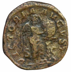 AUTHENTIC SEVERUS ALEXANDER ROMAN SESTERTIUS COIN -VF CONDITION – AE 30mm 21G
