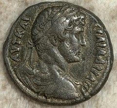 Roman Empire Alexandria Mint Tetradrachma Of Hadrian Ca. 127AD B27