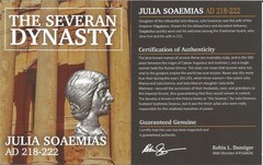 Rare Julia Soaemias Antoninianus – NGC Certified Slab (F) – Ancient Roman Coin