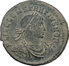 CONSTANTIUS II Constantine the Great son Ancient Roman Coin Rome mint i47009