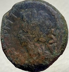 27BC-14AD Emperor Augustus Ancient Roman Province of Baetica Coin Octavian As