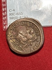 ORBIANA wife of SEVERUS ALEXANDER 225AD Rome Sestertius Roman Rev Concordia