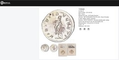 AR DOUBLE DENARIUS GORDIAN III HERCULES 241-243AD RGS GRADED VF
