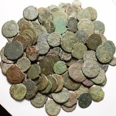 1 Original ancient Roman coin Random from the pile pictured Free shipping