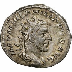 [#1511272] Philip I, Antoninianus, 244-247, Rome, Billon, EF, RIC:27, b