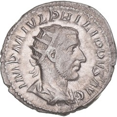 [#1170509] Coin, Philip I, Antoninianus, 244-249, Rome, AU, Billon, Cohen:227