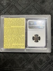 Roman Empire Constantinian c AD 330-340 AE3/4 BI Nummus She-Wolf/Twins MS NGC SC