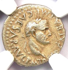 Galba AR Quinarius Silver Roman Coin 68-69 AD – Certified NGC Choice VF