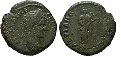 Ancient Rome 197-217 AD Thrace Hadrianopolis Caracalla Hygeia Serpent Bronze