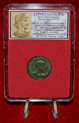 Ancient Roman Empire Coin CONSTANTIUS II Campgate “Foresight Of The Caesars”