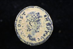 Roman Coin Constans AE3 VOT XX MVLT XXX in wreath Alexandria mint 345-347 AD.