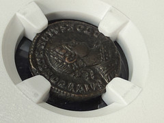 Constantius II BI Nummus NGC AU Roman Empire 337-361 Sharp Strike ArmyGlory Rev