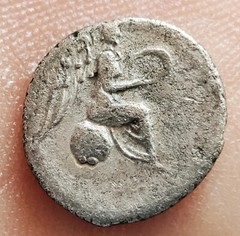 VICTORY(Judaea?) Vespasian AD69-79 AR Hemidrachm, Caesarea-Eusebia Ancient coin