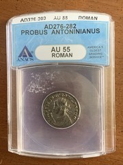 Roman Empire Probus AD 276-282 Antoninianus Rome Mint AU55 ANACS
