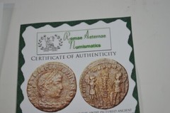 Maximus Caesar of Cotiaeum Phrygia Wildwinds Roman Coin COA Constantius II