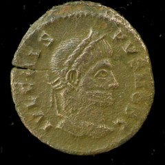 CRISPUS VOT X ROMAN FOLLIS COIN – GREAT VF CONDITION AE 19mm, 2,4g