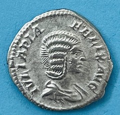 JULIA DOMNA 193AD Rome Authentic Ancient Silver Roman Coin DIANA LUCIFERA