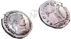 Ancient Imperial Rome (Galerio Maximiano) Follis-HERACLEA