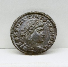 Roman Empire Constantine II 323-324 AD AE Follis #KTM10435