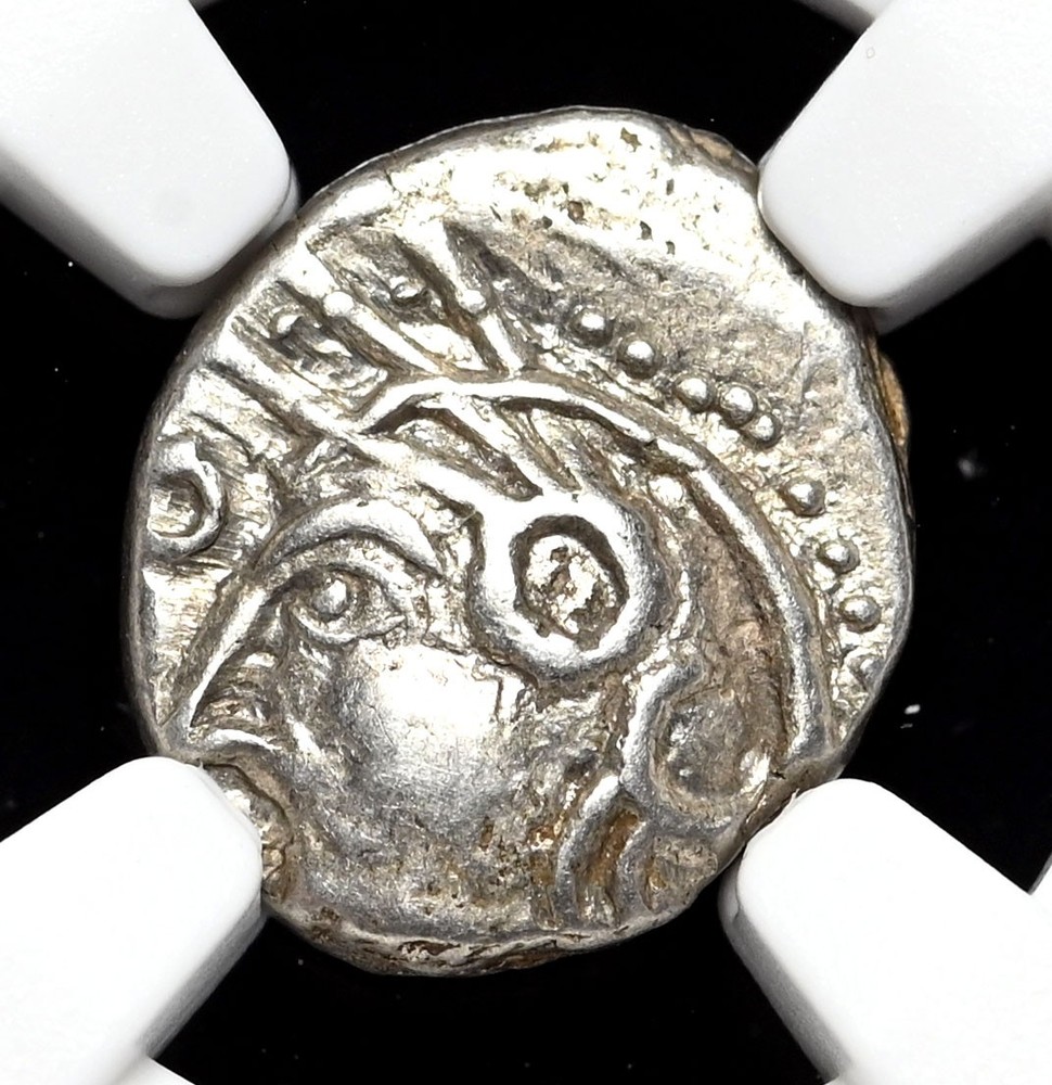 CELTIC, Central Gaul. Sequani. 1st Century BC. Quinarius, Q DOCI, NGC VF