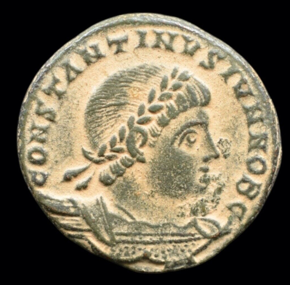 CONSTANTINE II, AD 316-340, AE FOLLIS. (a1256)