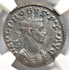Probus Roman Empire NGC Ch AU Aurelianianus Cornucopia Caduceus Felicitas Tempor