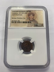 ARCADIUS Ancient 383-408 AD Eastern Roman Christian Empire Coin NGC