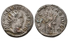 Roman Silver Antoninianus Coin – Rome 253-260 AD – Valerian I