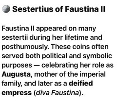 Empress Faustina Jr Sestertius Large Ancient Roman Coin 147AD-175AD Genuine Juno