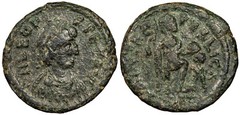 Leo I 457-474 A.D. Maiorina Near VF SALVS R-PVRLICA #AC100969