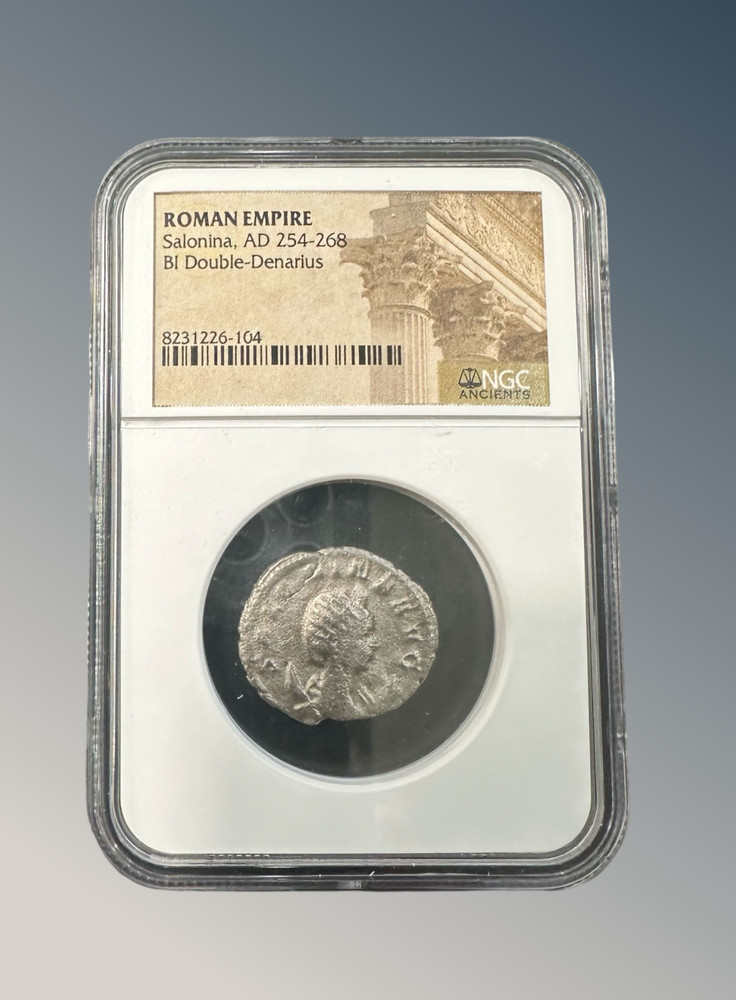 NGC Roman AE Salonina (AD 254-268) Ancient Coin NGC Ancients