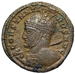 Constantine I The Great “Helmeted Portrait / Victories” Siscia