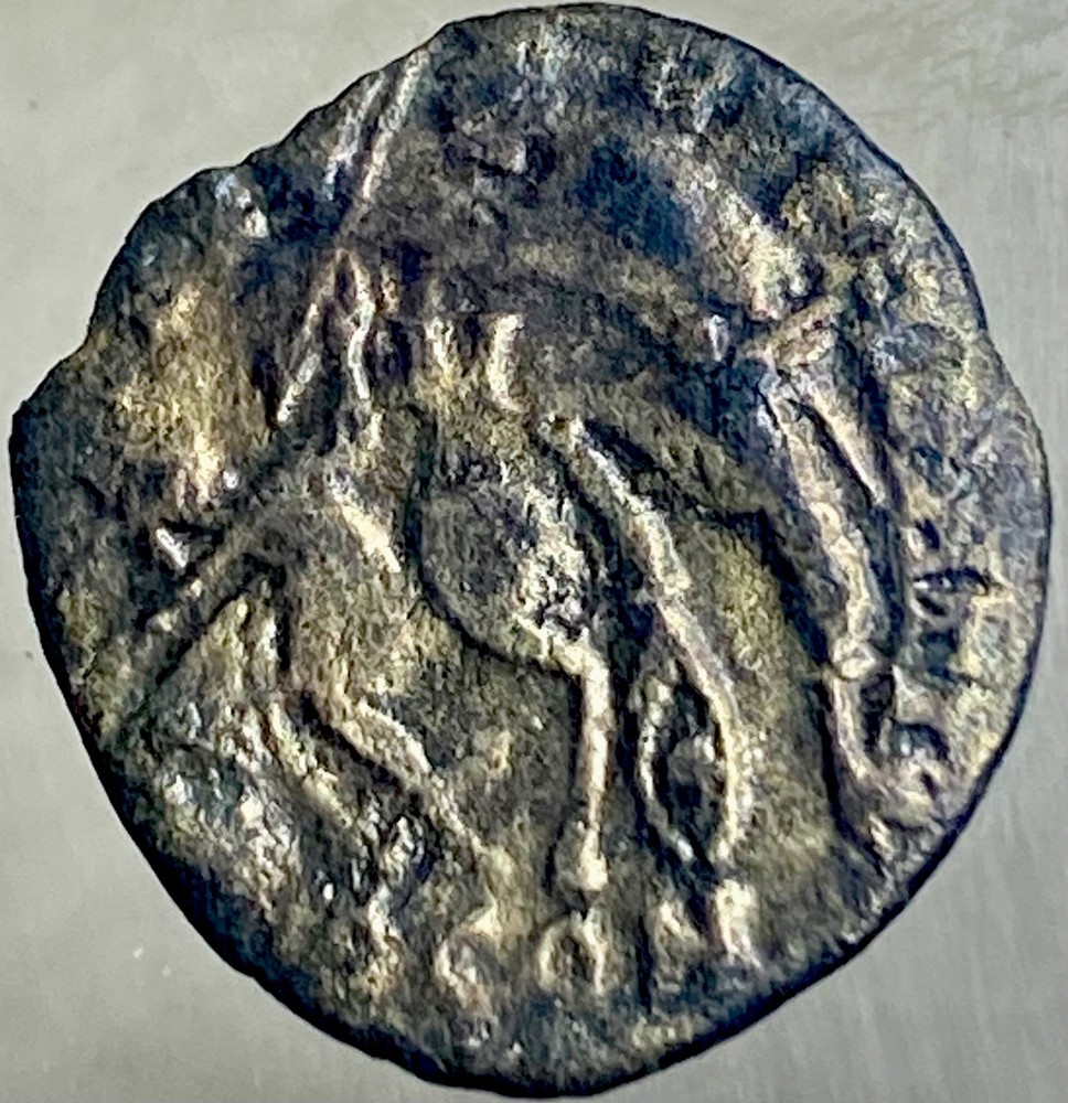 Roman Battle Scene Genuine Ancient Roman Coin 342-348 AD Constantius II Oblivion