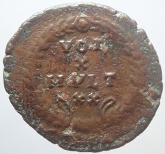 Scarce !!! Roman Imperial Julian II Apostata VOT Original Authentic !!!