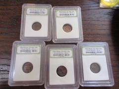 5- Ancient Roman Coins Constatine The Great – 300 A,D. “First Christian Emperor”