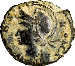 RARE Mule Constantine I. Commemorative Series. Follis. 330AD VRBS Gloria Coin