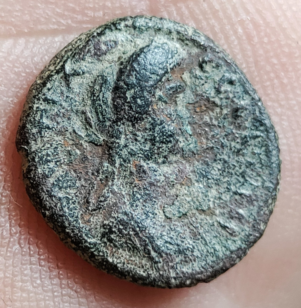 Domitia A.D.82-96, under Domitian, AE16, Authentic Roman Empire coin