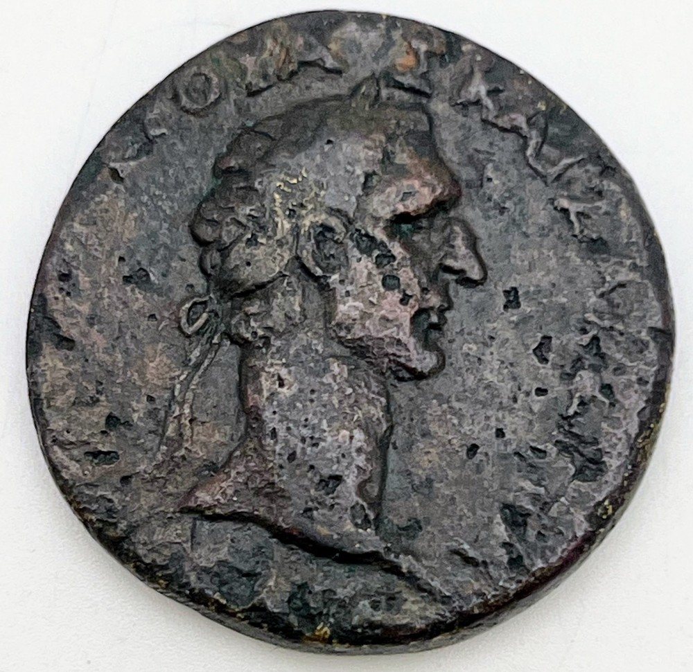 96-98 AD Galatia Ancyra Nerva AE Tetradrachn T. Pomponius Bassus Temple Roma …