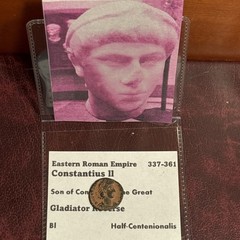 Constantius II 351-354 Antioch Hi-Grade! 13mm Sand Patina Gladiator Rev. C178