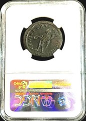 305 -306 AD ANCIENT ROME CONSTANTIUS LARGE 29 mm BI-NUMMUS NGC CHOICE VF