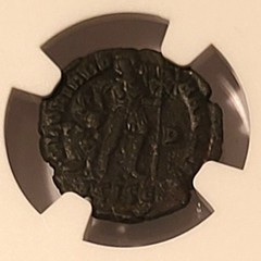 Western Roman Empire Gratian AD 367-383 AE3 Nummus VF NGC