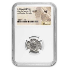 Roman Empire Double Denarius Otacilia Severa (244-49 AD) VF NGC