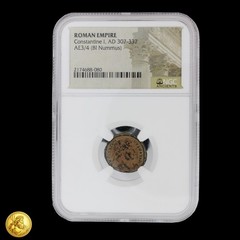 Roman Empire Constantine I AD 307-337 AE3/4 BI Nummus -E508