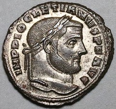 298 AU Diocletian Follis Nummus Roman Empire Scarce Carthage Stg Mint (26040301R