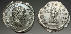Caracalla. AR Denarius, ca. 210-213 AD. Rome Mint.